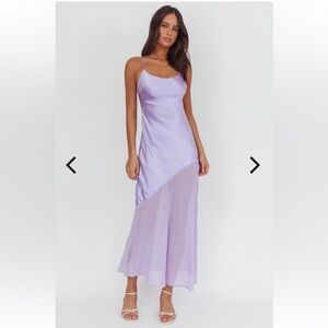 Selfie Leslie Lavender Maxi Dress